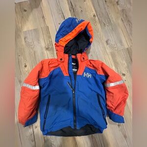 Helly Hansen Blue and Orange Kids Jacket